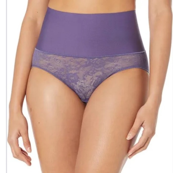 NEW Maidenform Cool Comfort Firm‎ Brief Panties Shapewear Size XL Purple DM0051 - Picture 1 of 6